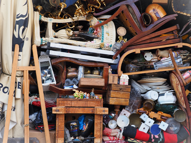 大量ゴミの回収